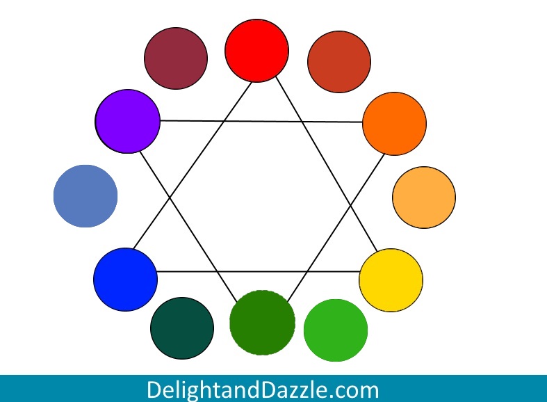 12-Color Color Wheel Interior Design