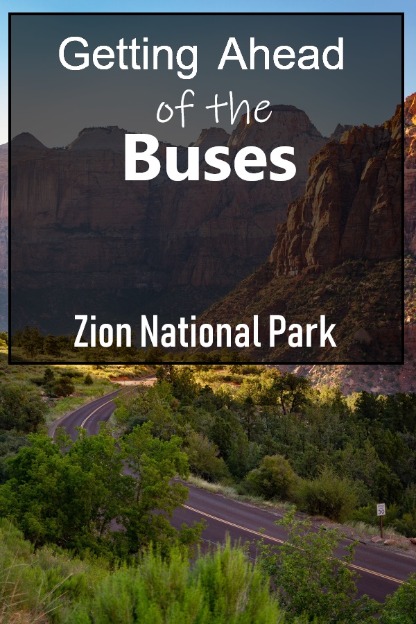 Getting Ahead of the Buses for Hikes Zion National Park