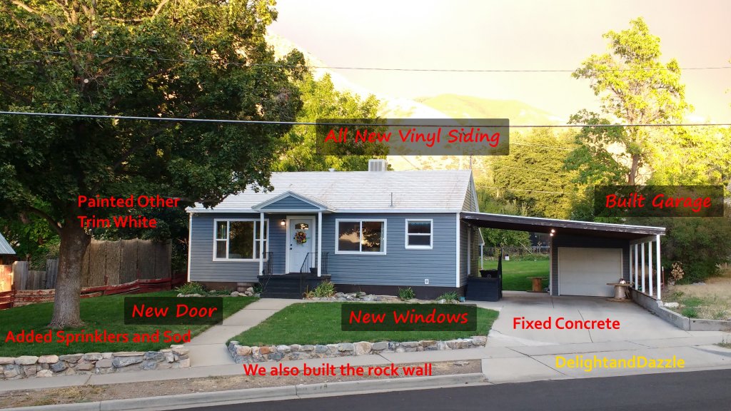 Vinyl Siding After Photo of Exterior Remodeling 2