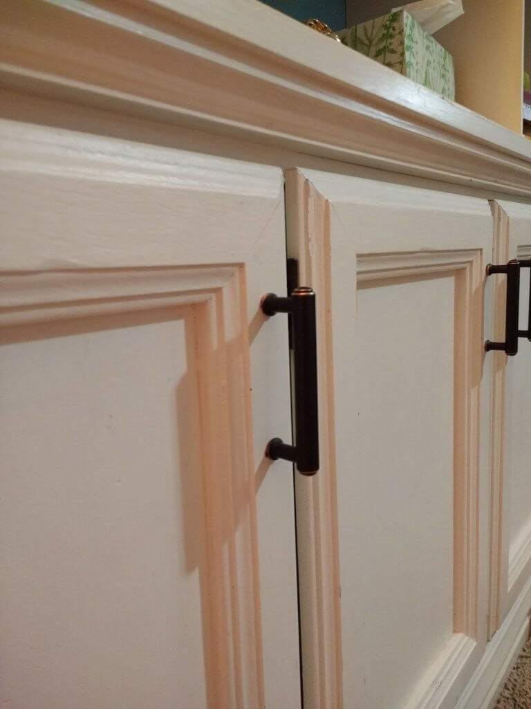 Laminate Hutch Painted White